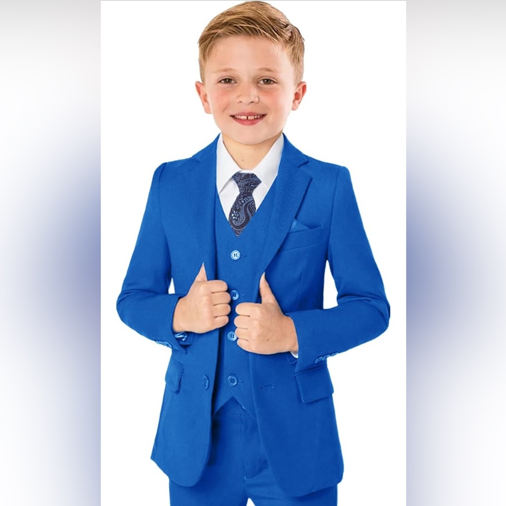 Kids' Stylish Blue Suit Set